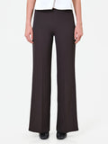 Pantalone a gamba larga moro marrone in cadi