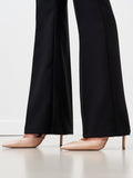 Pantaloni Mid Flared in Tessuto Tecnico