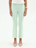 Pantalone verde menta dalla linea slim
