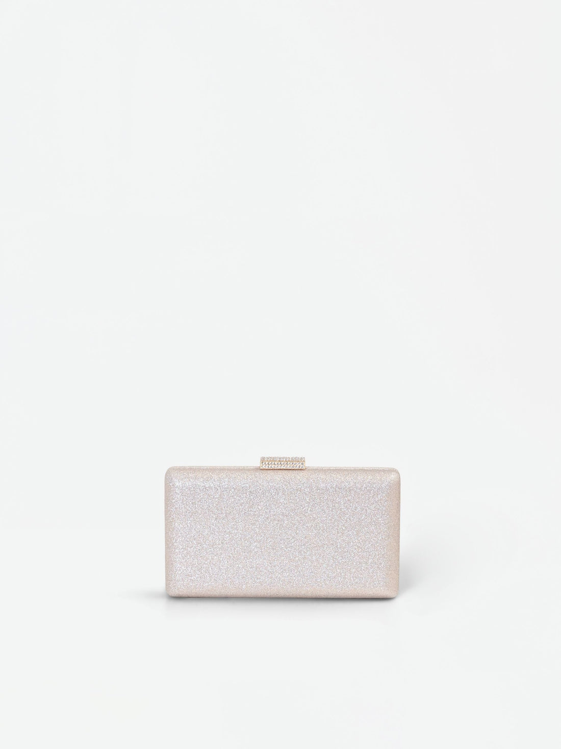 Clutch Oro Glitter con chiusura Gioiello