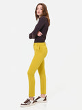 Pantalone slim fit verde olio
