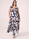 Abito Curvy Lungo Floreale