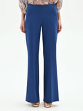 Pantalone palazzo blu brillante