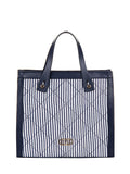 Shopper a righe Bianche e Blu