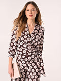 Blusa  stampa Fiori Rosa & Cioccolato