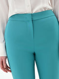 Pantaloni studio Flared Verde Smeraldo