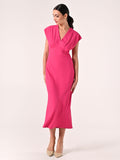 Abito Midi Fuxia