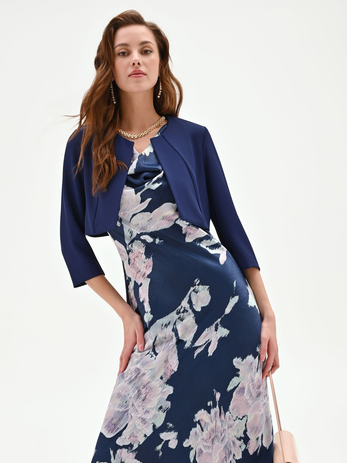 Coprispalle blu navy in cadi