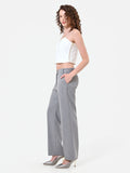 Pantalone gessato grigio chiaro