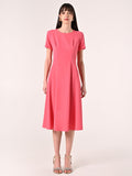 Abito Midi Rosa Camelia