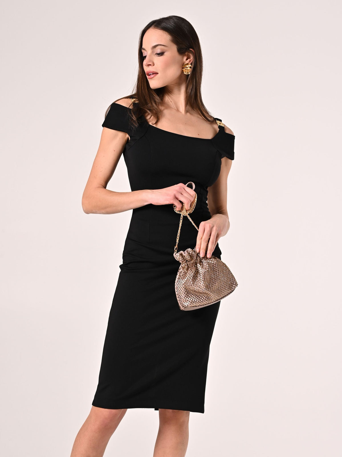 Tubino Nero Monogram Gold