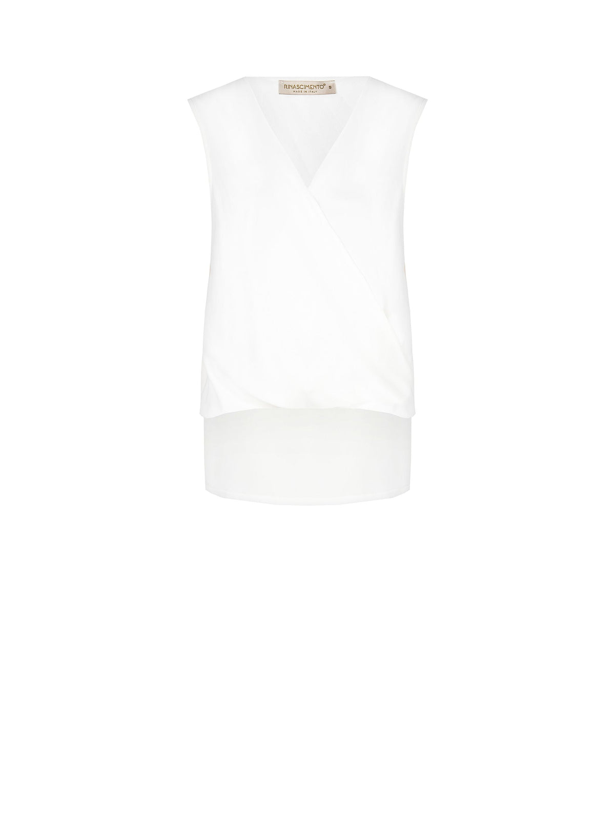 Blusa Asimmetrica Bianca