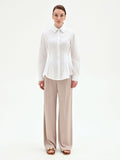 Camicia bianca con baschina