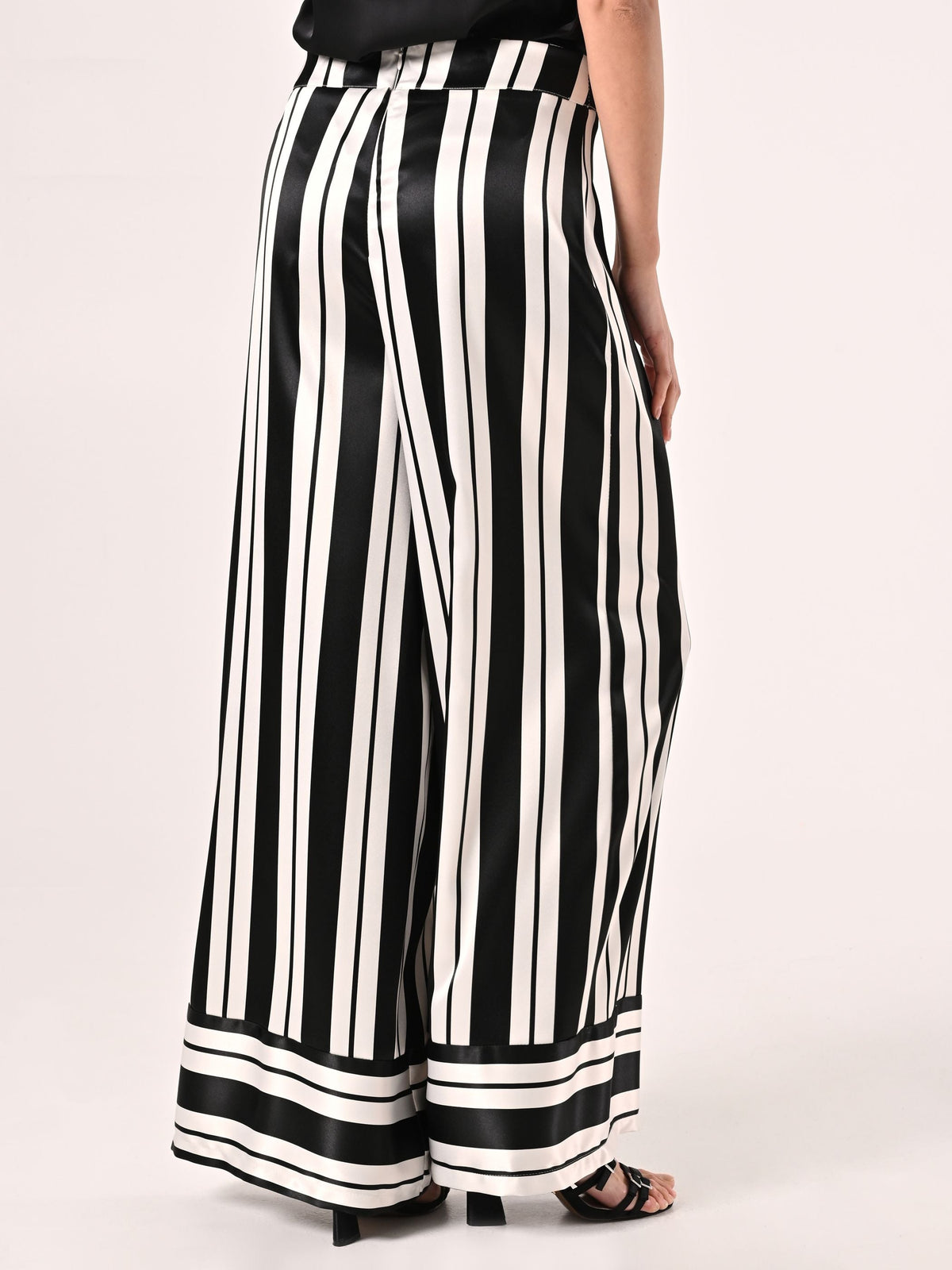 Pantaloni a Righe Black & White
