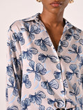 Camicia in Raso stampa Floreale