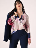 Blusa Curvy stampa Floreale