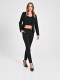 Pantaloni Slim in Tessuto Tecnico