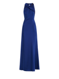 Abito Rinascimento atelier Blu con Scollo all'Americana