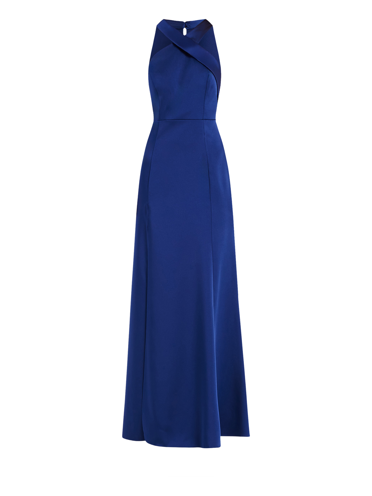 Abito Rinascimento atelier Blu con Scollo all'Americana