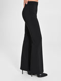 Pantaloni Mid Flared in Tessuto Tecnico