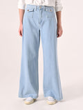 Jeans Gamba Dritta in Denim Chiaro