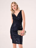 Tubino Paillettes Blu