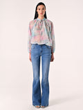 Blusa stampa Palme