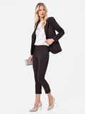 Pantalone moro marrone con spacchetto laterale