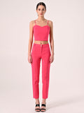 Pantaloni in tessuto tecnico Fuxia