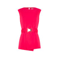 Blusa in Cadi Fuxia con Cintura