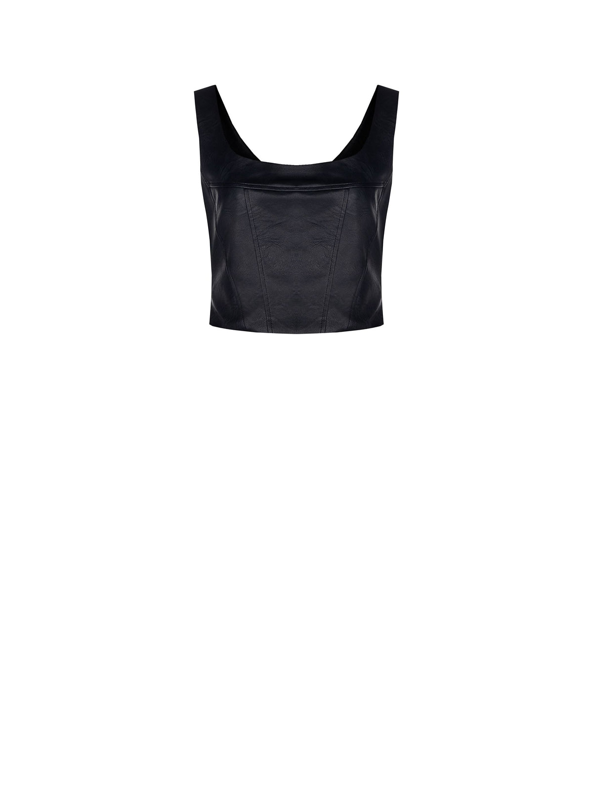 Top Simil Pelle Nero