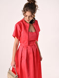 Coprispalle Corto in Twill Camelia