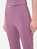 Pantalone rosa antico a vita alta