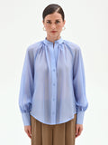Camicia azzurro cielo in lyocell