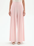 Pantalone palazzo rosa pastello