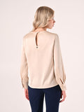Blusa Beige in Raso