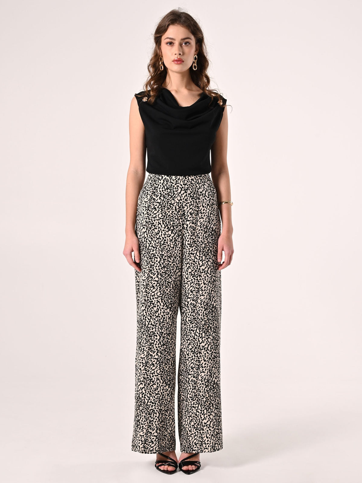 Pantaloni Animalier Gamba Dritta