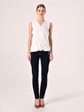 Blusa Asimmetrica Bianca