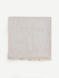 Sciarpa in lurex oro con frange