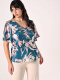 Top Curvy Floreale