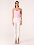 Top Rosa con Spille Fiocchi & Strass