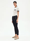 Jeans skinny blu stile marinniére
