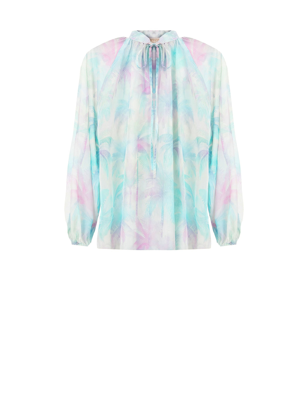 Blusa stampa Palme
