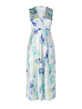 Abito Lungo Curvy stampa Floreale