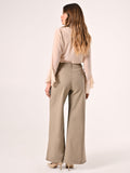 Pantaloni Beige con Patte