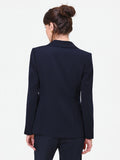 Giacca Studio doppiopetto gessata blu navy