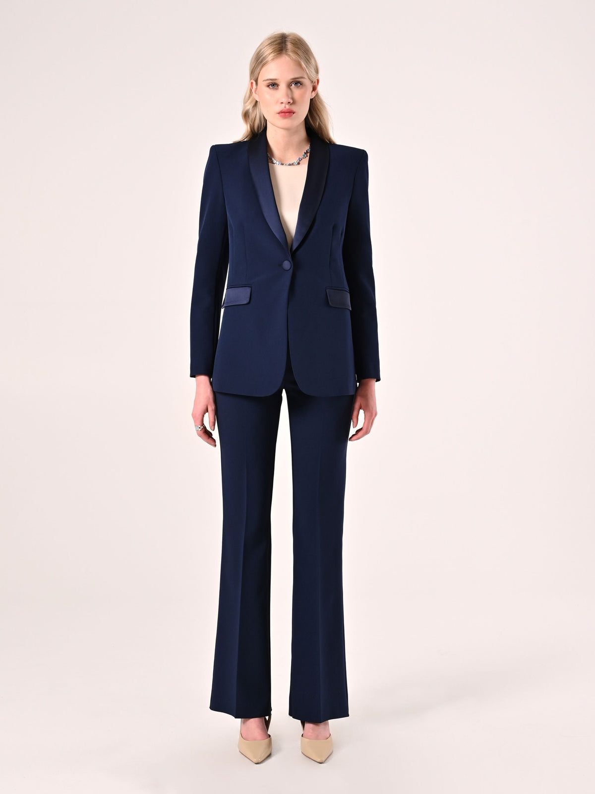 Giacca Revers Tuxedo Blu