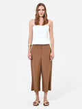 Pantaloni in Viscosa Marrone