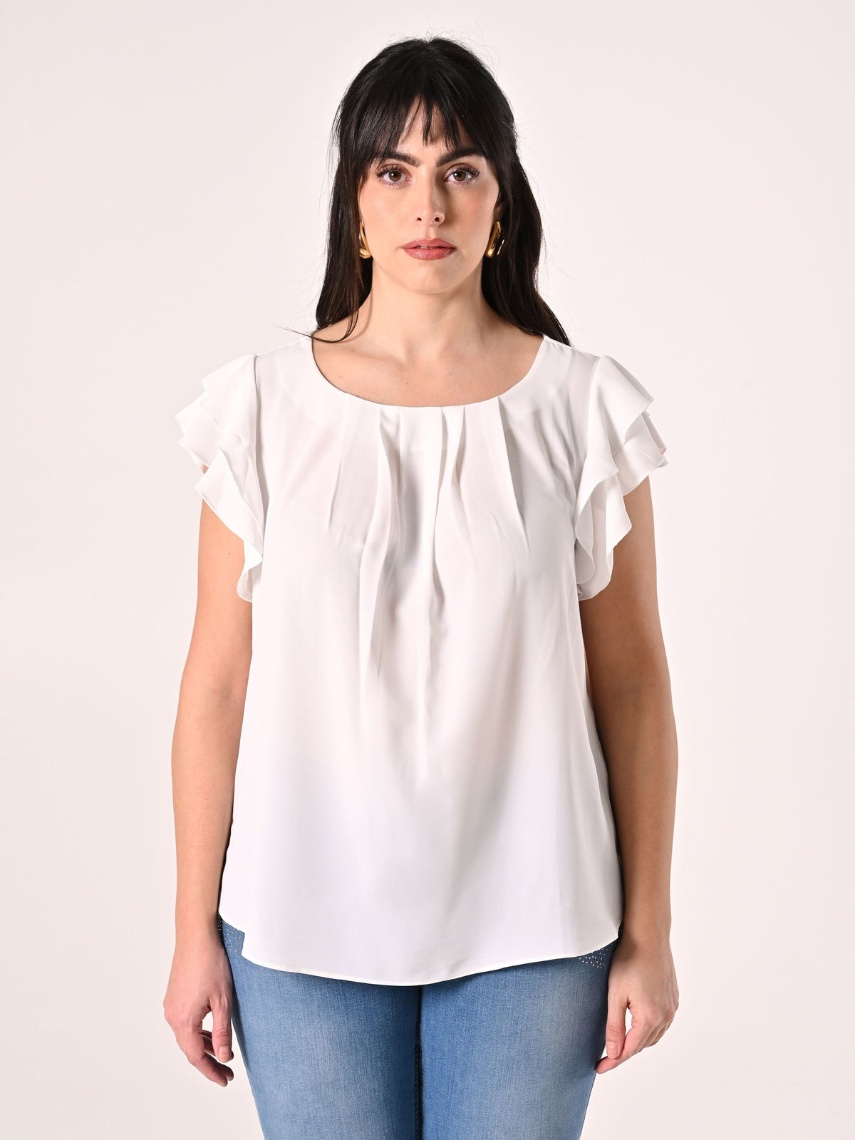 Blusa Curvy Bianca