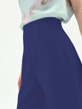 Pantalone a palazzo blu brillante
